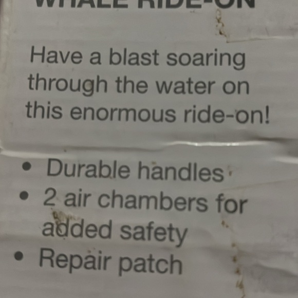 Intex WHALE Ride On Pool Float #58561EP NEW - Picture 3 of 3